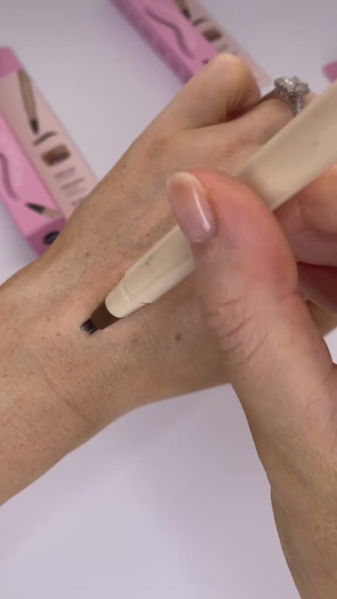 Microblading PRO de Cejas y Barba Impermeable 3D